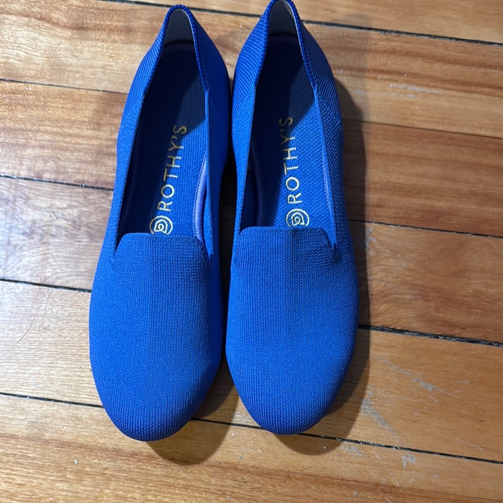 Rothy's Blue Flats Elegant Slip-On Shoes